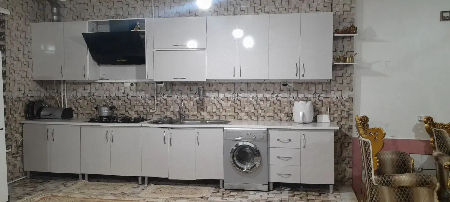 کابینت با هود و سینک|مصالح و تجهیزات ساختمان|اسفرورین, |دیوار