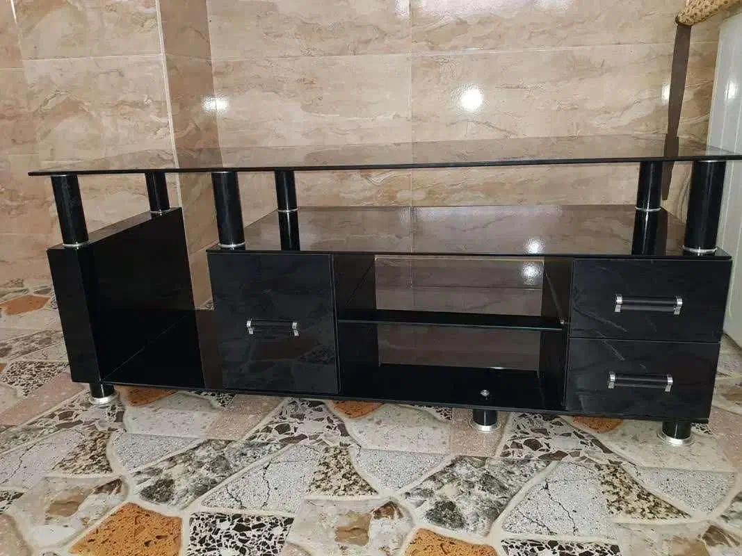 میز ال سی دی دو طبقه با دو کشو در طرفین|میز تلویزیون|ساری, |دیوار