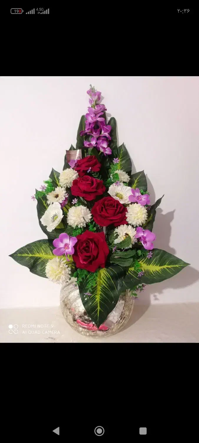 گل و گلدان مصنوعی|گل مصنوعی|تربتحیدریه, شهرک ولیعصر|دیوار