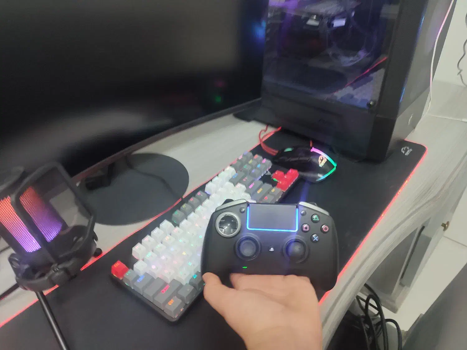 دسته ریزر v2 بلوتوثی برای کامپیوتر و پی ای فور|کنسول، بازی ویدئویی و آنلاین|تهران, مهستان|دیوار