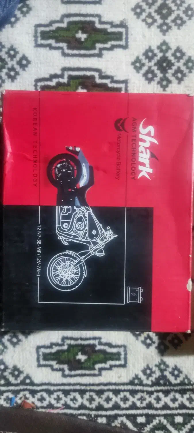 باتری موتوراستارتی و دزدگیر موتور|قطعات یدکی و لوازم جانبی|شریفآباد, |دیوار