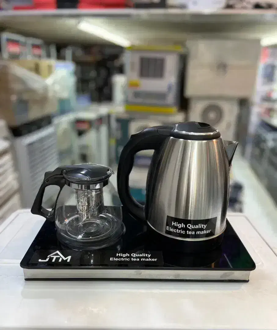 کتری برقی چای ساز روهمی /کنارهمی دولیتری اتومات|سماور، چای‌ساز، قهوه‌ساز|مشهد, گلشور|دیوار