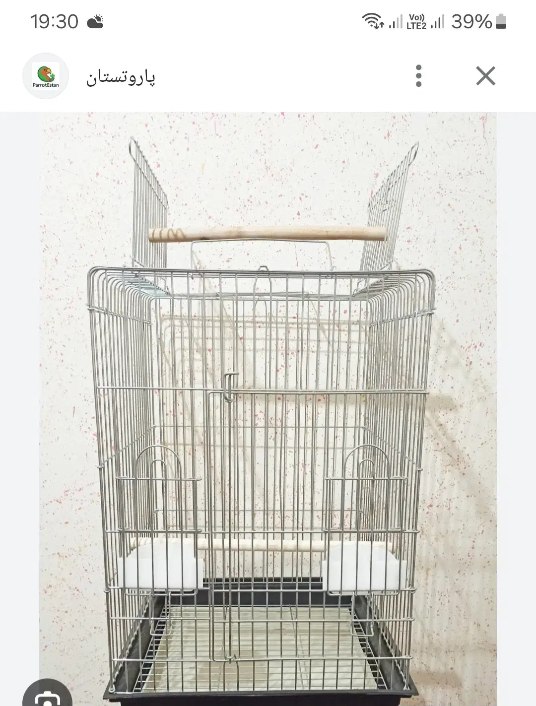 قفس ۱۰۳۳|لوازم جانبی حیوانات|محمدیه-قزوین, |دیوار