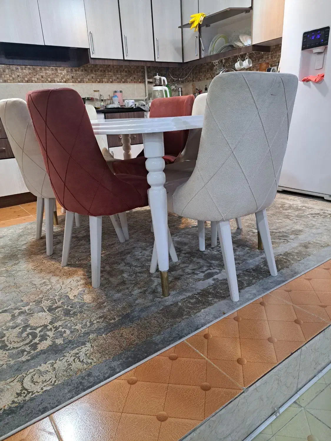 میز نهار خوری ۶ نفره|میز و صندلی غذاخوری|اندیمشک, |دیوار