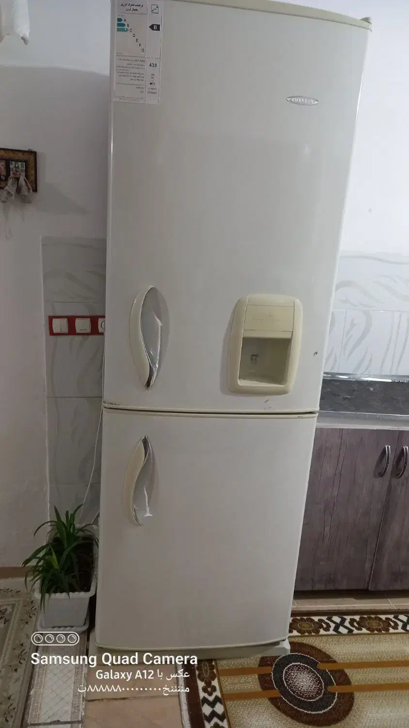 یخچالفریزر|یخچال و فریزر|صحنه, |دیوار