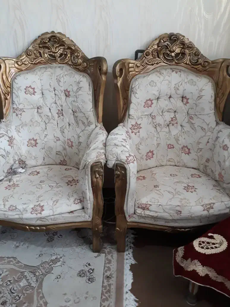 مبلمان کلاسیک ۷ نفره|مبلمان خانگی و میز عسلی|رشت, پل تالشان|دیوار