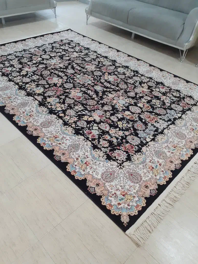 فرش فرهی سیاه ۱۲۰۰ شانه ۲در ۳|فرش|بوکان, |دیوار