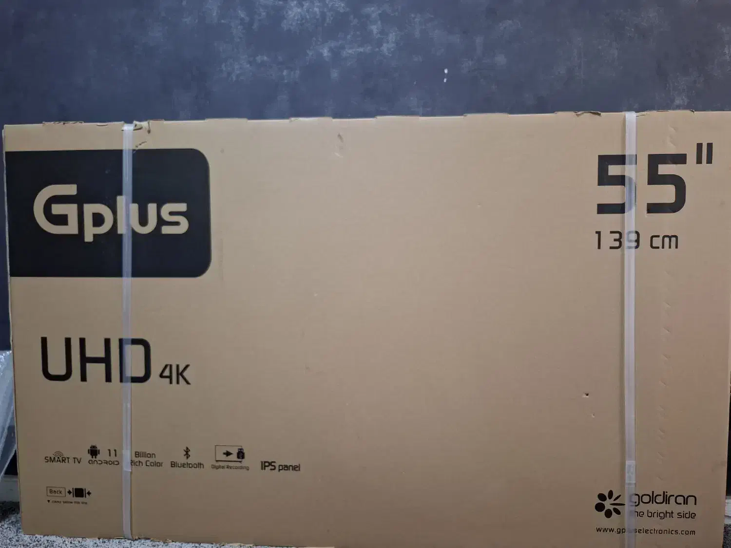 تلویزیون آکبند هوشمند ۵۵ اینچ 4K جی پلاس Gplus|تلویزیون و پروژکتور|تهران, والفجر (افسریه)|دیوار