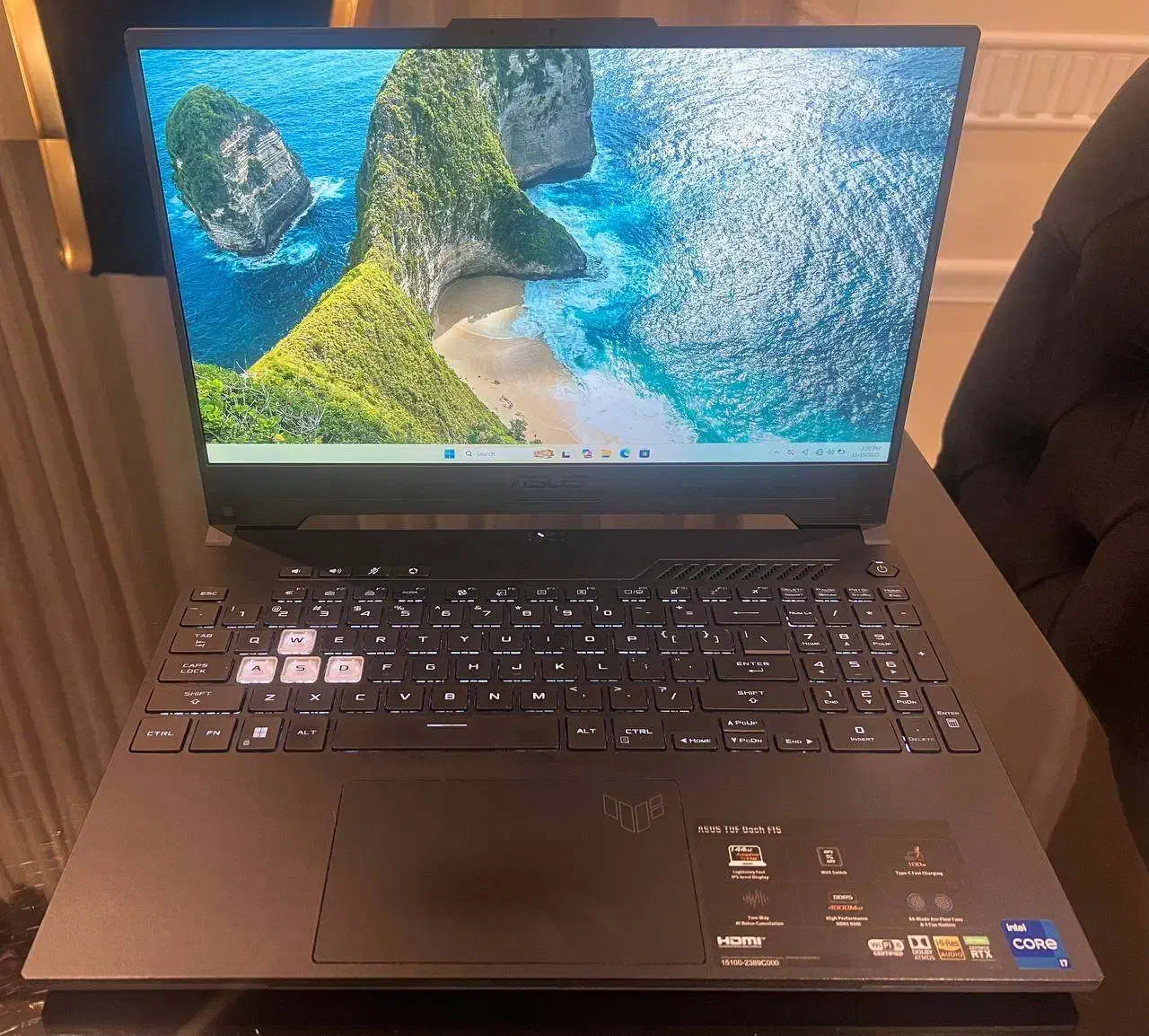 لپتاپ گیمینگ Asus fx517z|رایانه همراه|بوشهر, |دیوار