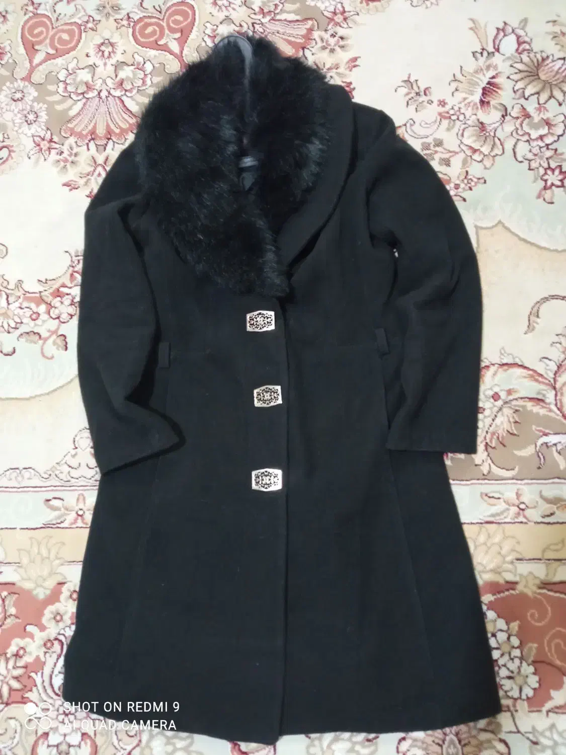 پالتوی مشکی جنس فوتر|لباس|شاهینشهر, گزبرخوار|دیوار