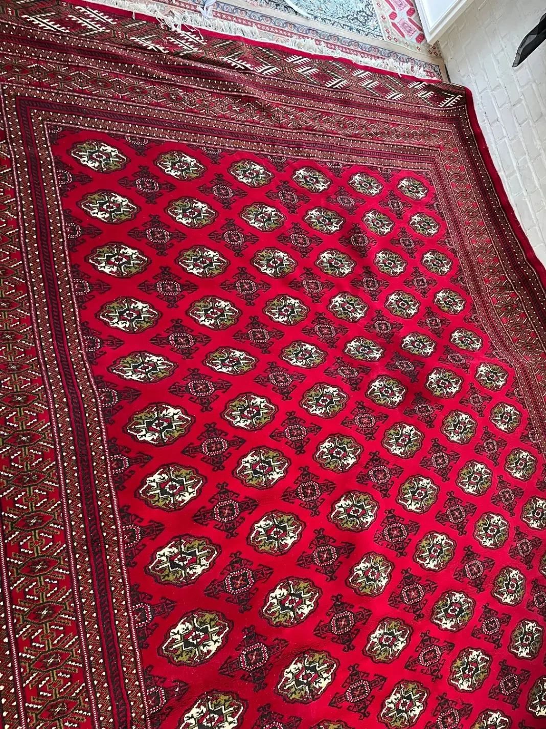 فرش ترکمن ۱۲ متر|فرش|گرگان, |دیوار