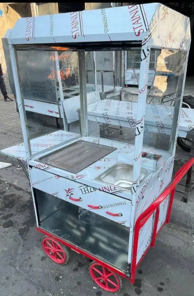 یک عدد چرخ فست فود ۳عدد چعله|کافی‌شاپ و رستوران|اسلام‌شهر, شهرک قائمیه|دیوار