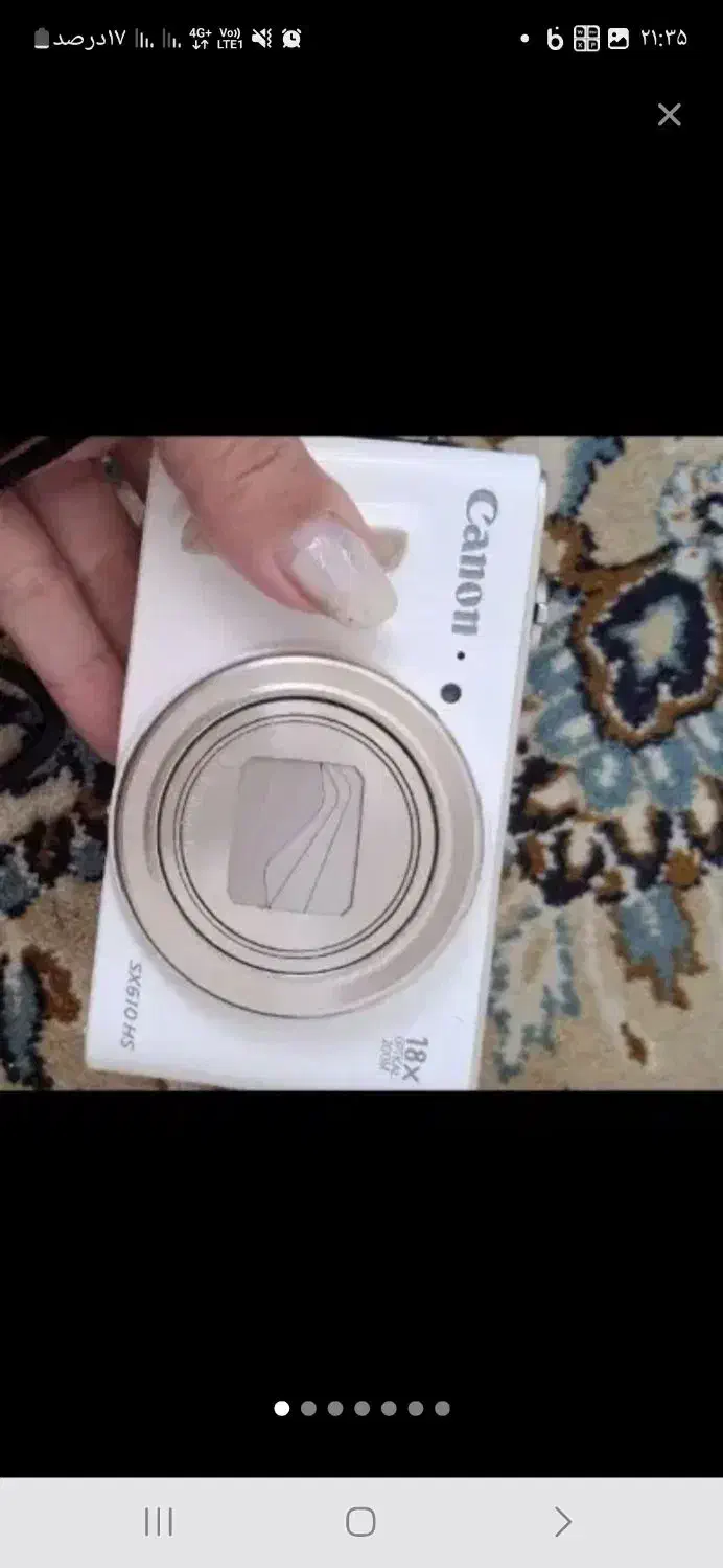 canon sx610 hs کاملا سالم|دوربین عکاسی و فیلمبرداری|اصفهان, وحید|دیوار