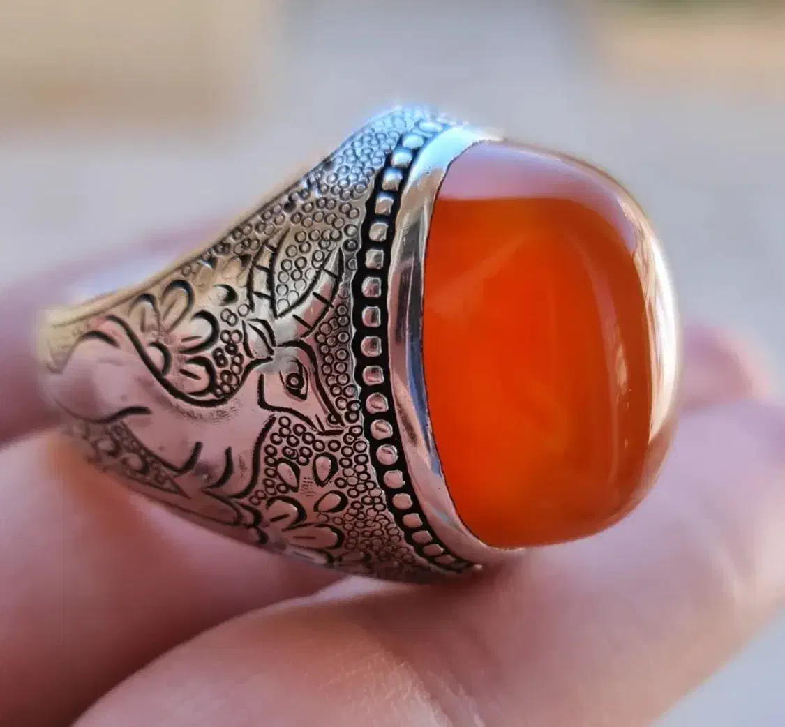 انگشترهای دستساز سنگ عقیق یمن و آمتیست|جواهرات|میاندوآب, |دیوار