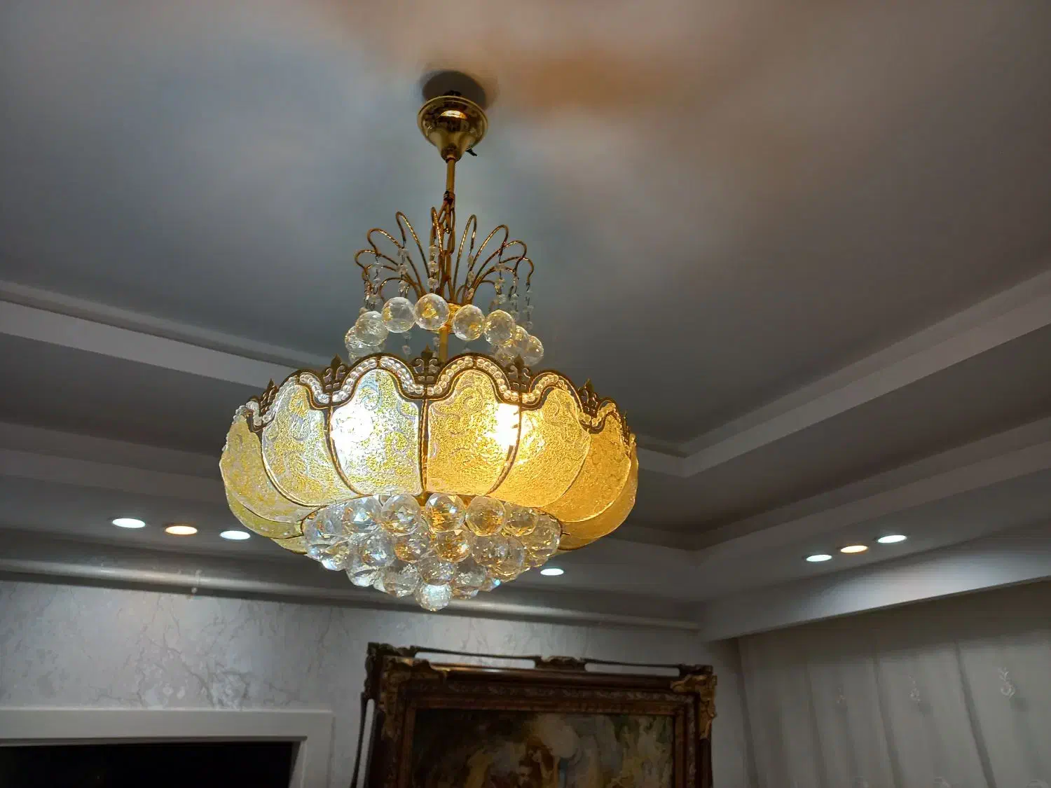 لوستر هشت شاخه|لوستر و چراغ آویز|قزوین, |دیوار