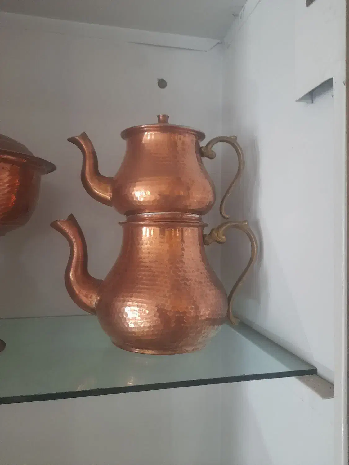 قوری کتری قابلمه مسی سنگین و ماهیتابه سنگین دوعدد|قوری، کتری، قهوه‌ساز دستی|خرم‌آباد, |دیوار