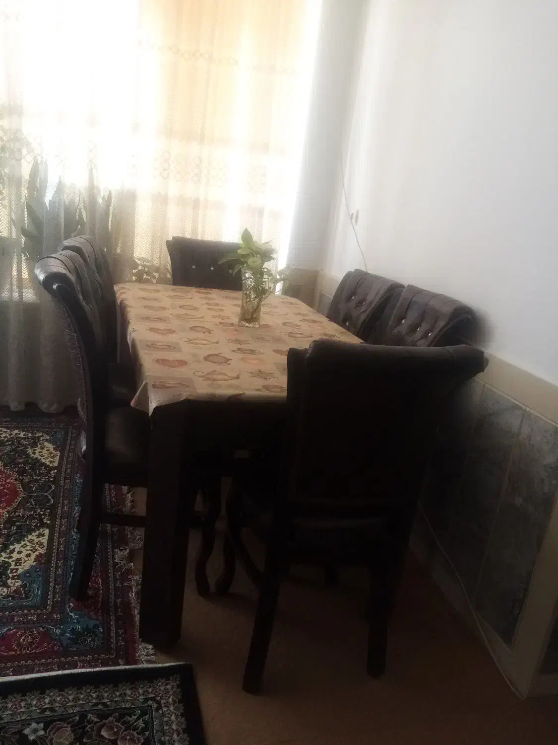 میز نهار خوری 6نفره|میز و صندلی غذاخوری|شیروان (خراسان), |دیوار