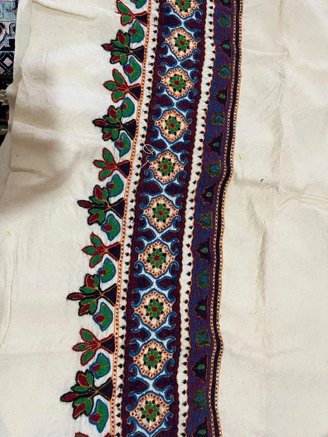 کناره پته و متکا پته|گلیم، جاجیم، گبه|رفسنجان, |دیوار