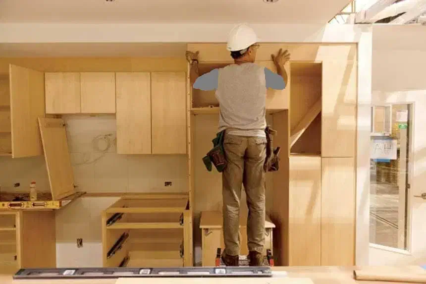 خدمات نجاری کابینت کمد دیواری درب چوبی ساخت تعمیر|خدمات پیشه و مهارت|قم, پردیسان|دیوار