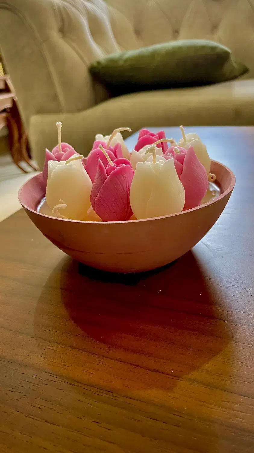 شمع های کاسه ای|صنایع دستی و سایر لوازم تزئینی|فریدونکنار, |دیوار