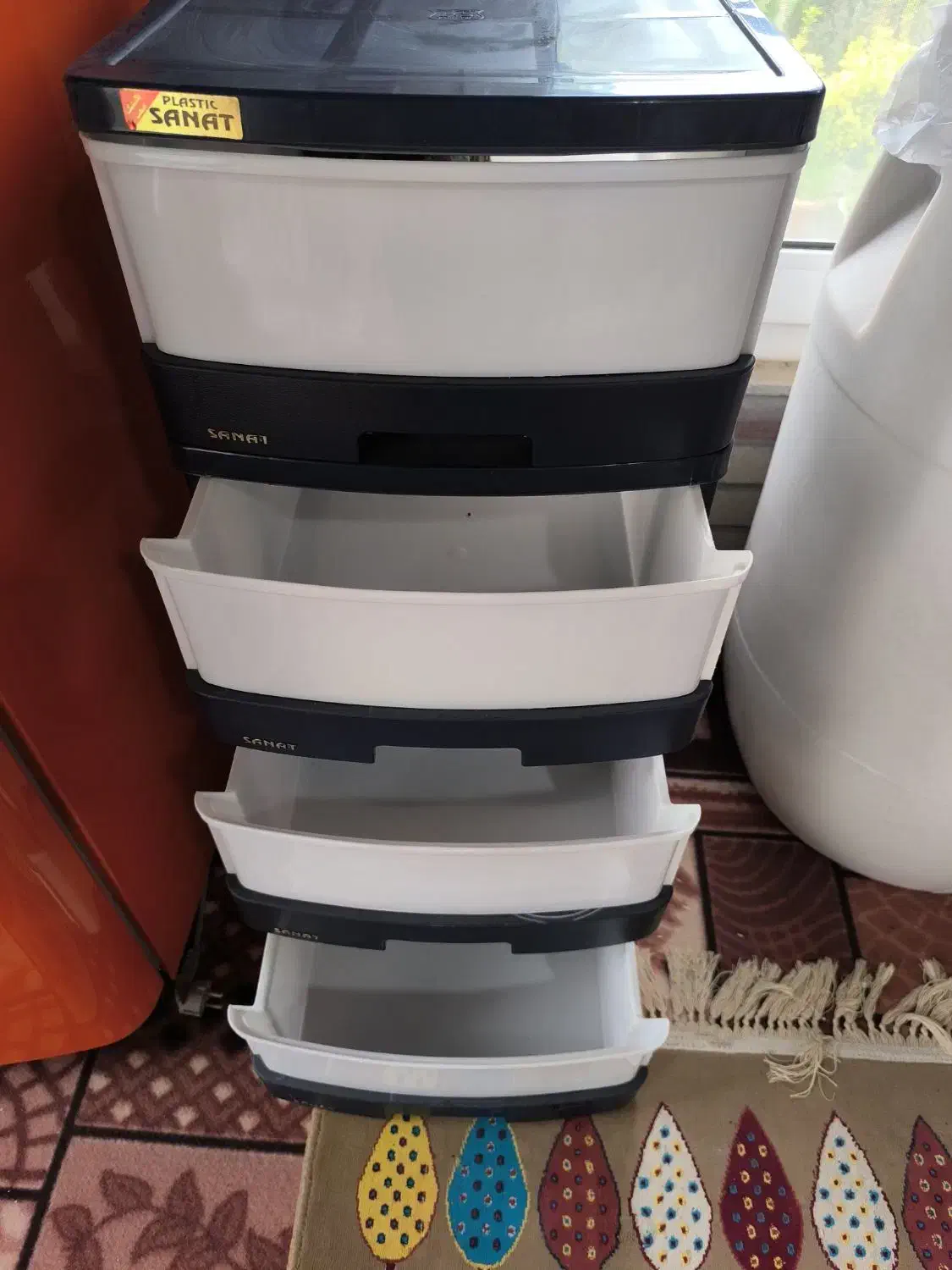 دراور پلاستیکی 4 کشو|جاکفشی، کمد، دراور|رضوانشهر, |دیوار