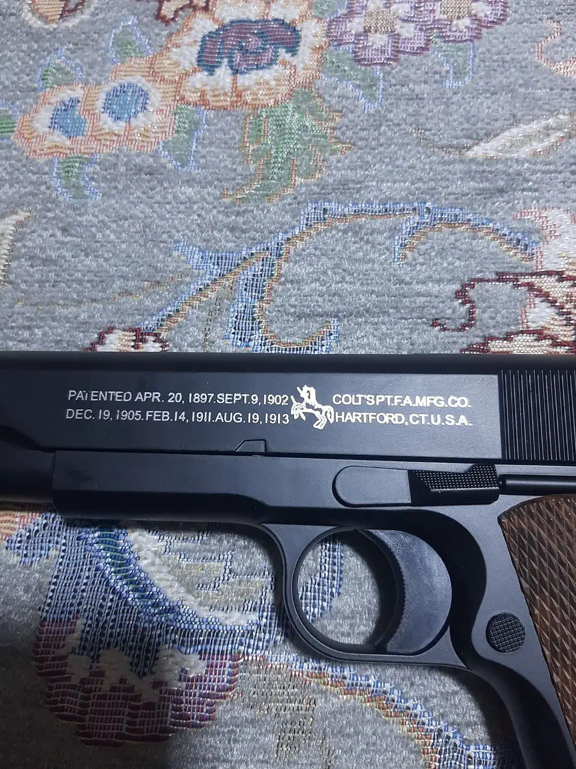 کلت تمام فلزی ساچمه ای|اسباببازی|آبیک, |دیوار