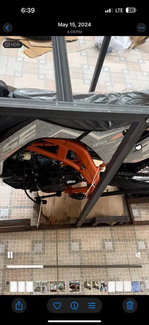 موتور ترل ۱۲۵ وارداتی صفر بدون کارکرد|موتورسیکلت|بندر ترکمن, |دیوار