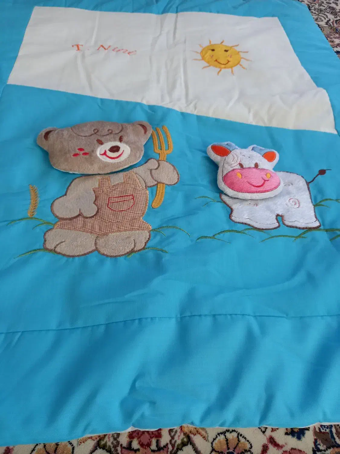 لحاف یا رو تختی و قنداق فرنگی|اسباب و اثاث بچه|کرمانشاه, |دیوار