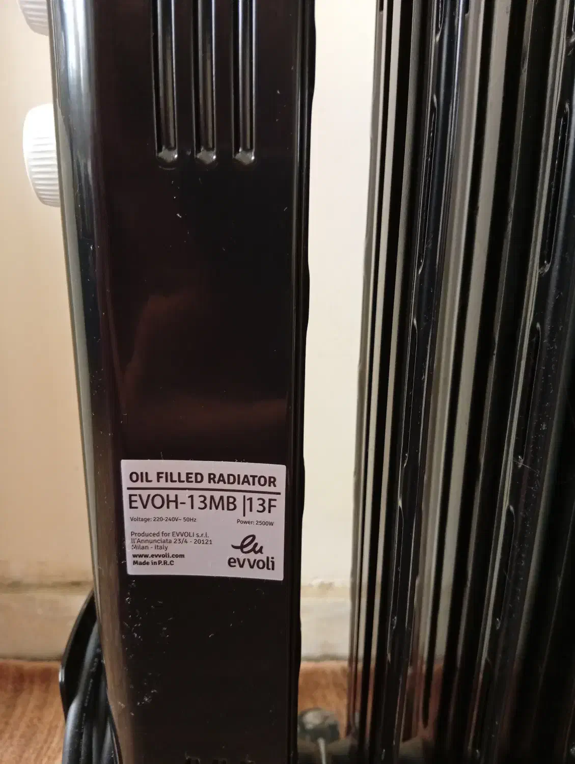 رادیاتور شوفاژ برقی 13 پره ایوولی|آبگرمکن، پکیج، شوفاژ|قائم‌شهر, |دیوار