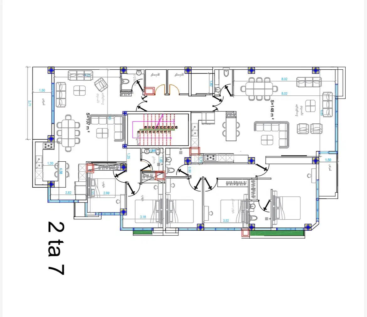 ۱۱۳ متر/شهرک کریم آباد/دونبش|فروش آپارتمان|تنکابن, |دیوار