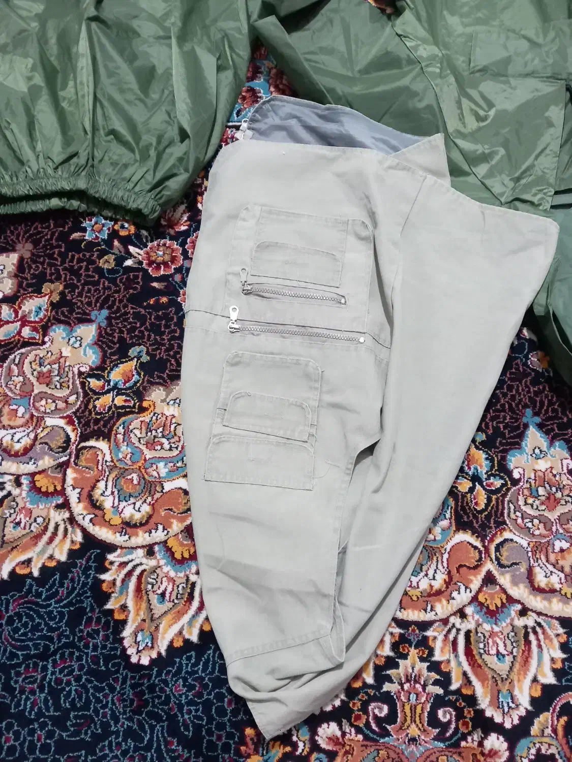 بادگیر بارانی زمستانی نو تن نخورده وجلیقه خارجی|لباس|گرگان, |دیوار