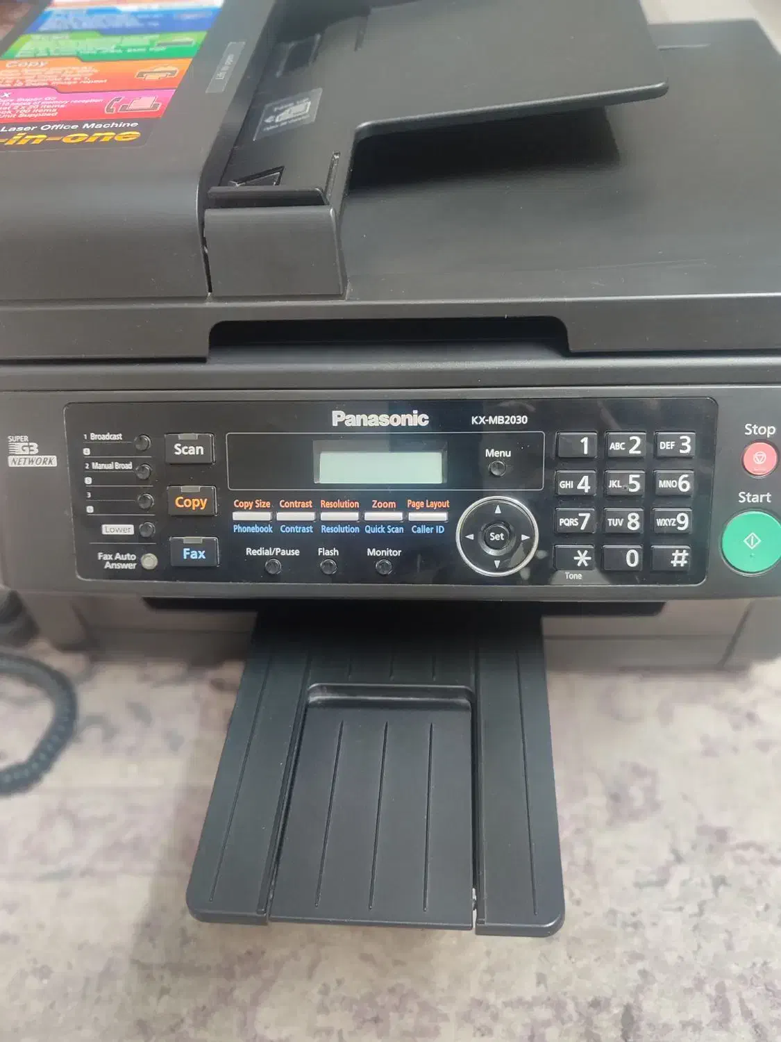 فکس چهر کاره پاناسونیک|پرینتر، اسکنر، کپی، فکس|شیراز, میانرود|دیوار