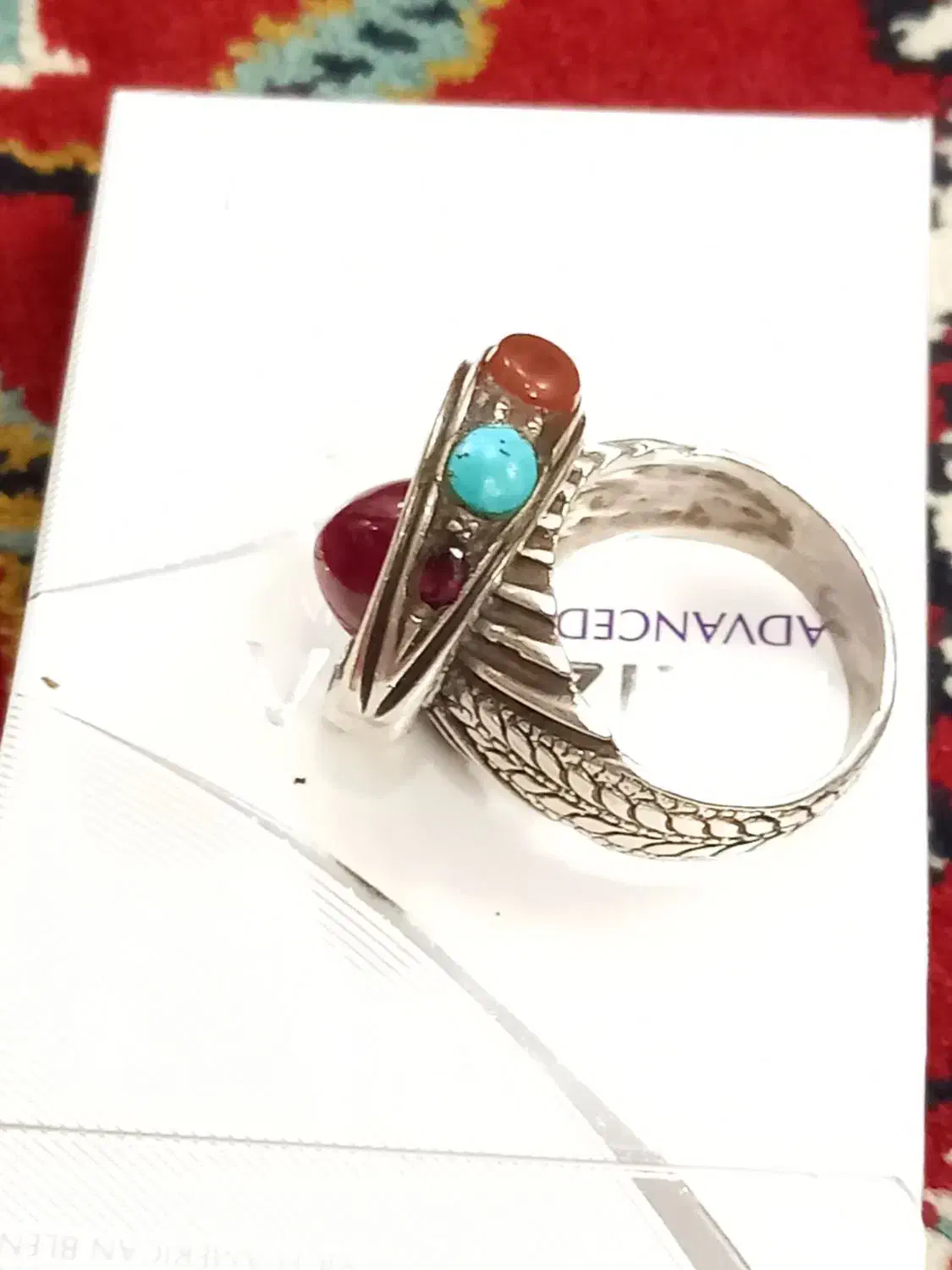 انگشتریاقوت باسنگ معدنی. برمه اصل.|جواهرات|خمینیشهر, |دیوار