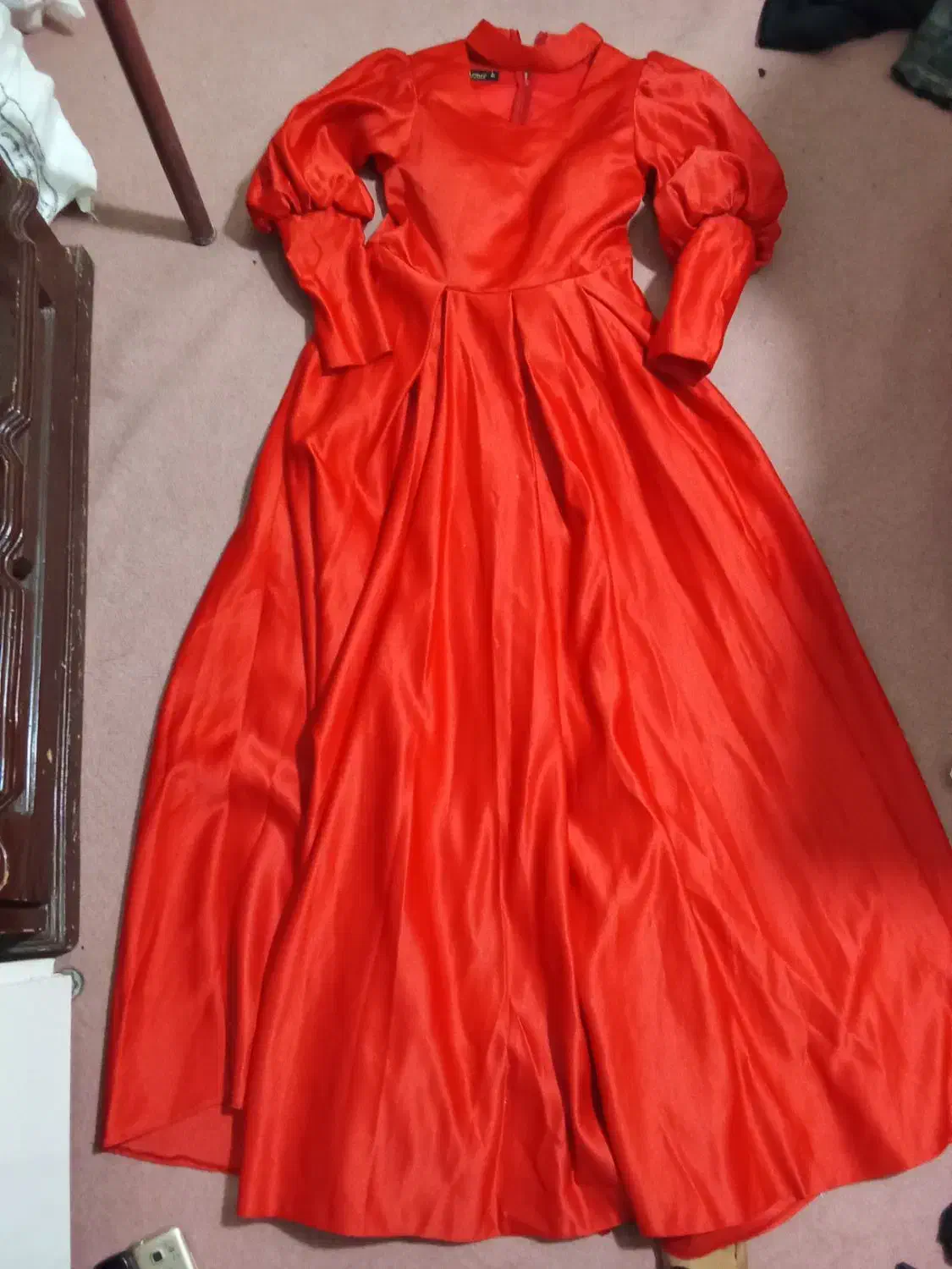 لباس مجلسی قرمز ساتن|لباس|علیآباد کتول, |دیوار