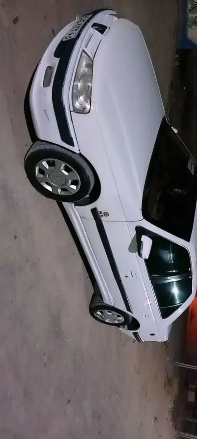 پژو پارس سفید سال|خودرو سواری و وانت|نگین کویر, |دیوار