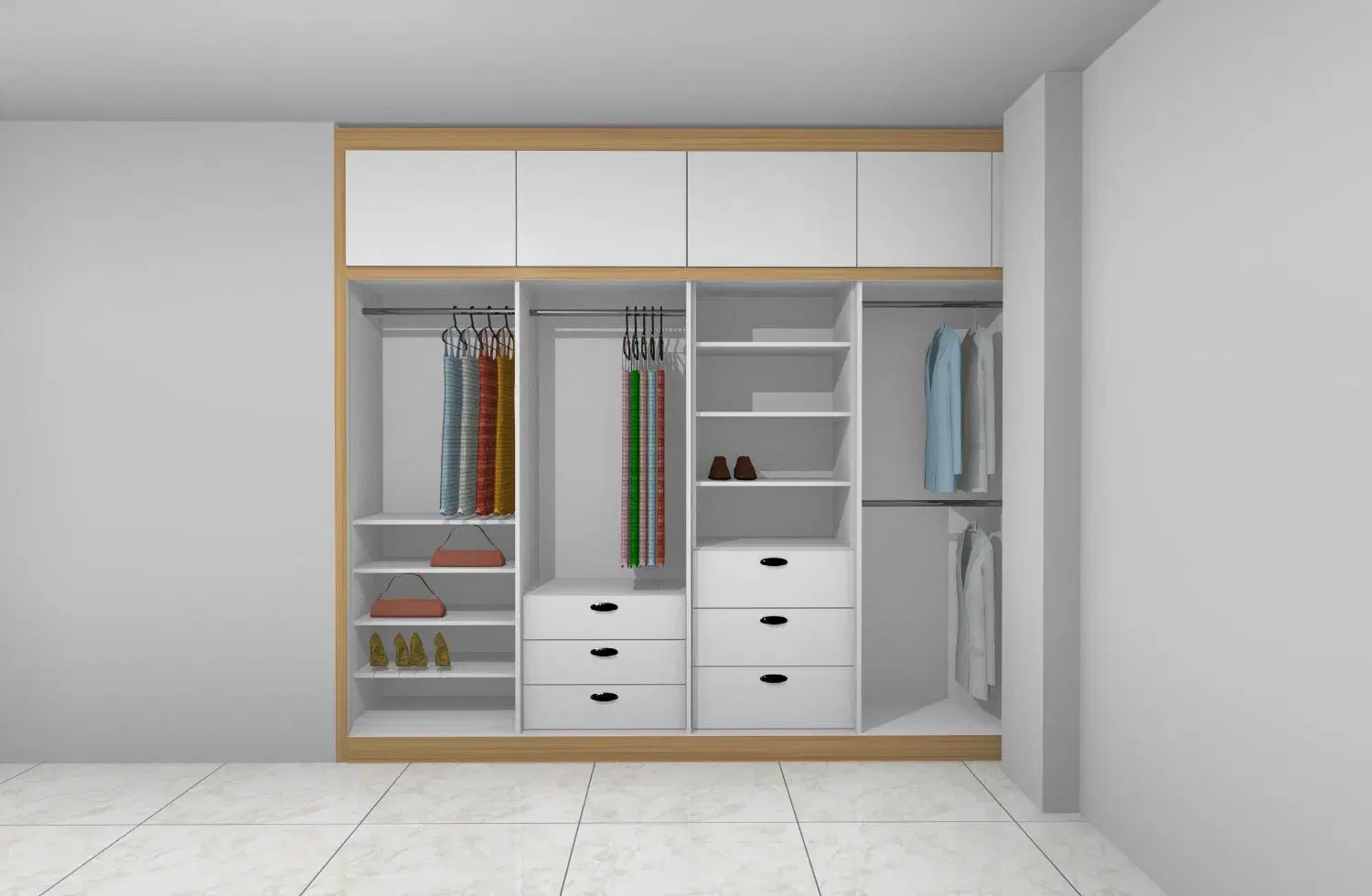 کابینت|جاکفشی، کمد، دراور|رشت, کوی قدس|دیوار