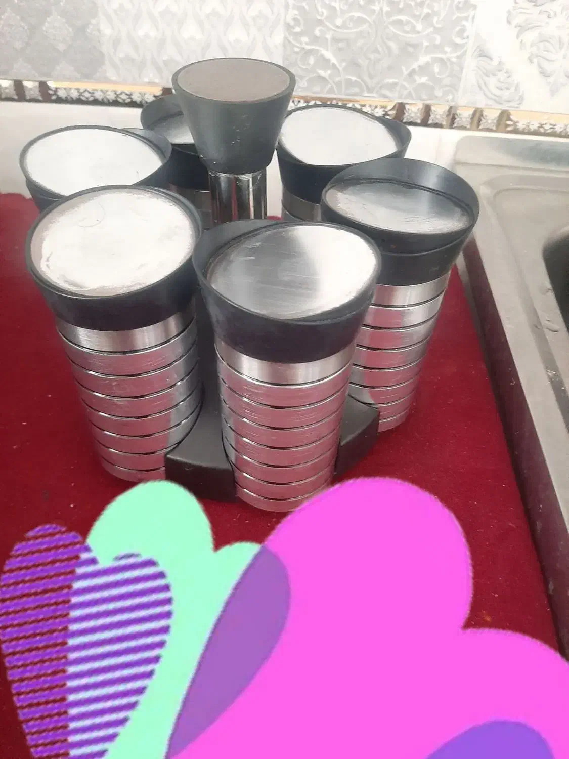 جاادویه|آب‌چکان و نظم‌دهنده ظروف|کرمانشاه, |دیوار