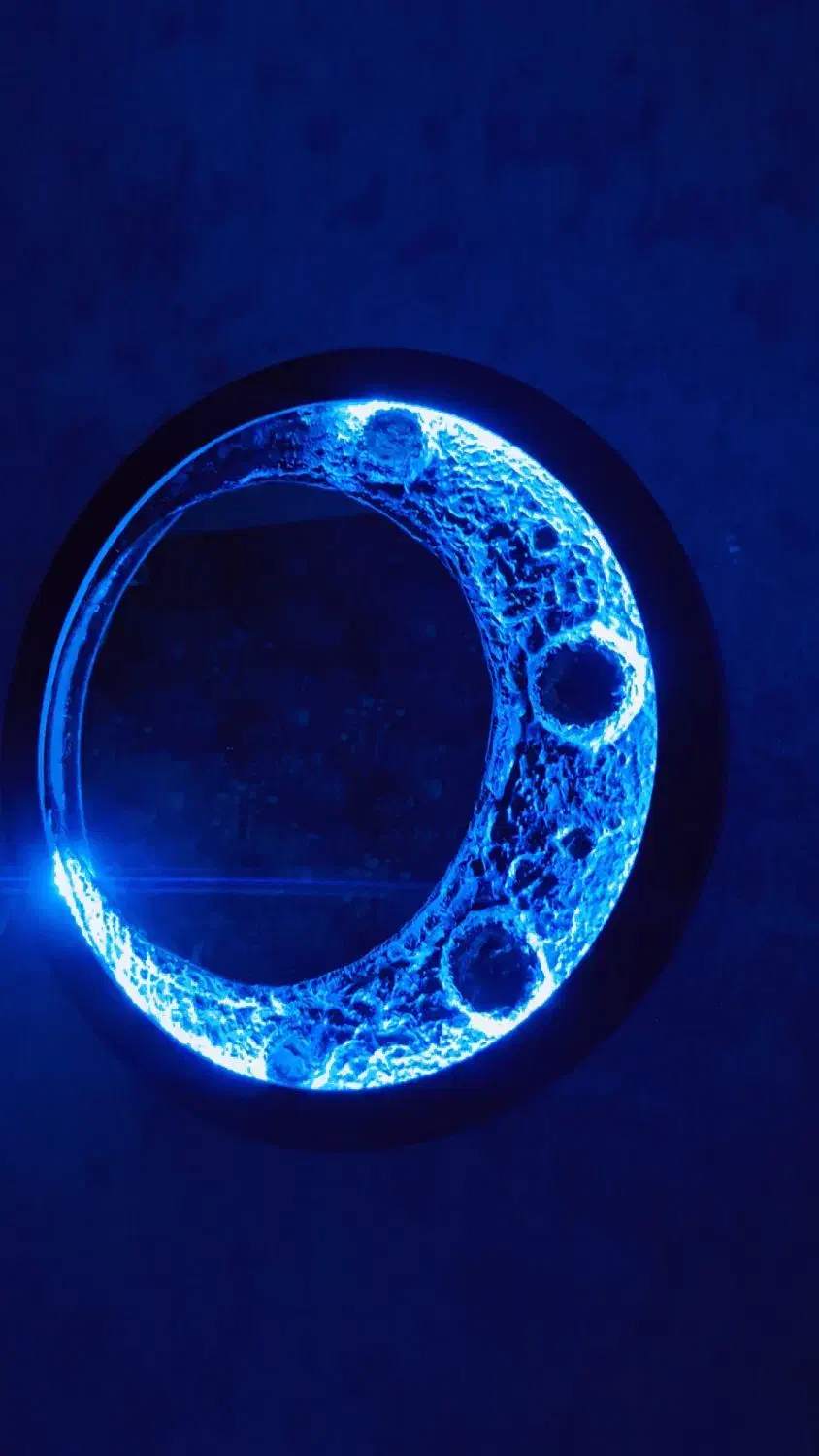 تابلو ماه واینه پتینه چراغ خوابی قطر۴۵|تابلو، نقاشی، عکس|سبزوار, ولیعصر (نجار آباد)|دیوار