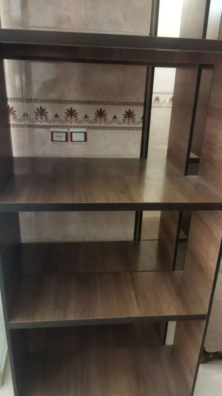 قفسه چوبی|کتابخانه، شلف، قفسههای دیواری|کبودرآهنگ, |دیوار