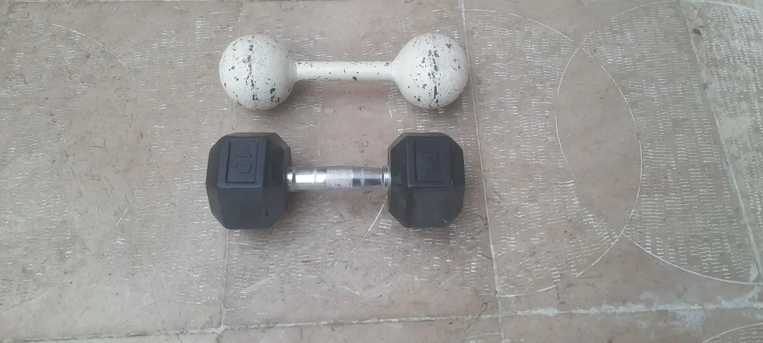 دو تا وزنه ۱۰ کیلویی جنس آهن|تجهیزات ورزشی|هشتگرد, شهرک ولیعصر (مصلی)|دیوار