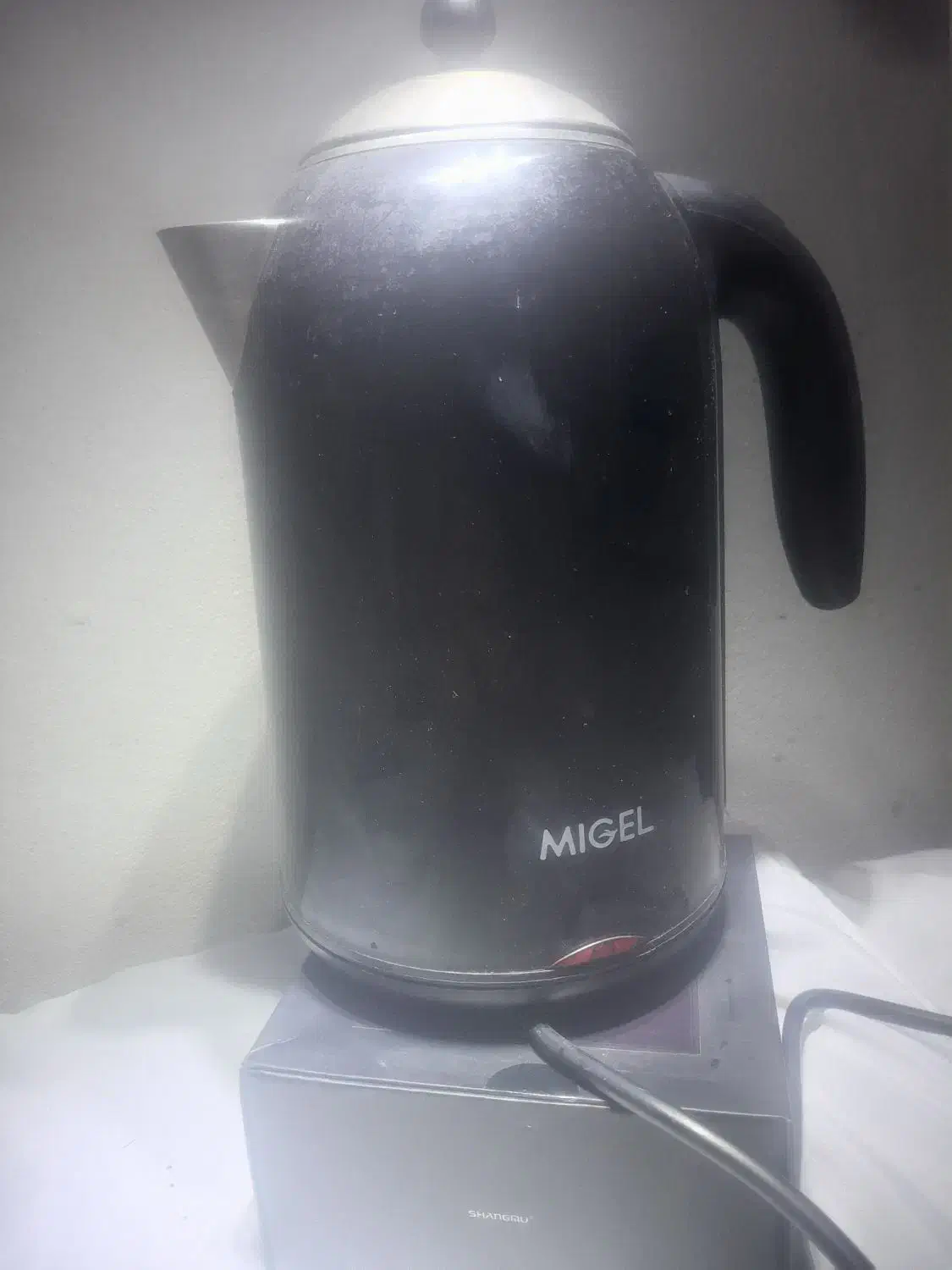کتری برقی میگل مدل GEK180 - استیل مشکی - 1800 وات|سماور، چای‌ساز، قهوه‌ساز|کیش, |دیوار