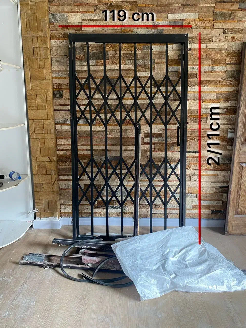 محافظ آکاردیونی صنایع سنگین|مصالح و تجهیزات ساختمان|رشت, کوی مهر|دیوار