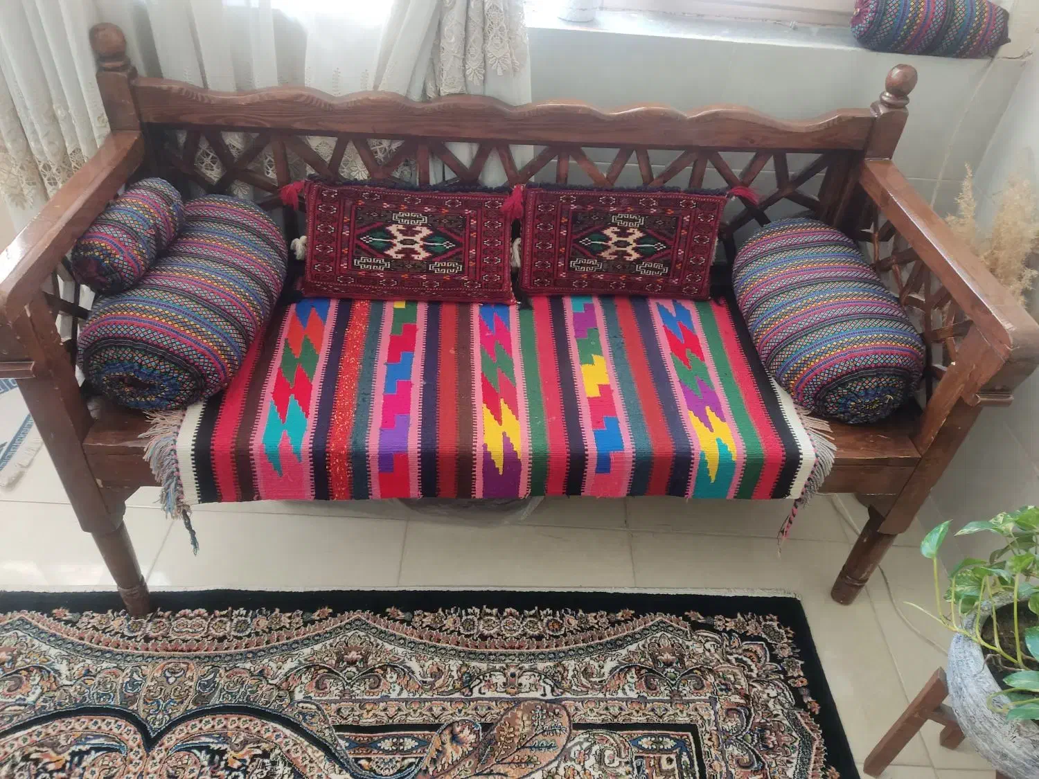 تخت سنتی|صندلی و نیمکت|قزوین, |دیوار