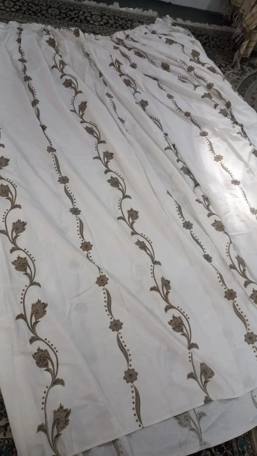 پرده دوخته شده|پرده، رانر، رومیزی|مشهد, کوی المهدی|دیوار