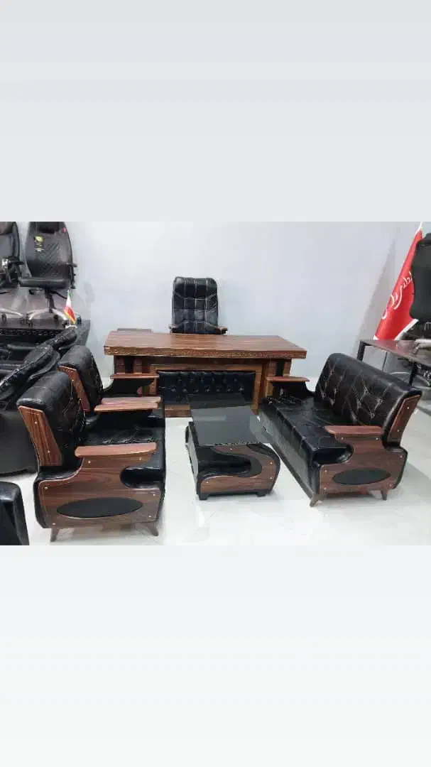 مبلمان نشیمن اداری میز و صندلی مدیریت سارن|دفتر کار|بوشهر, |دیوار