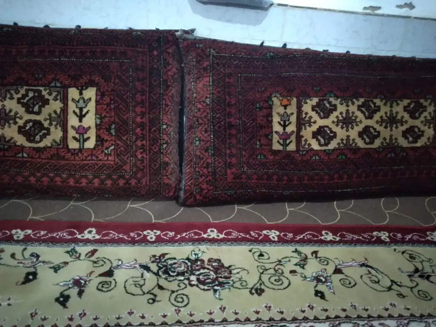 دو جفت پشتی دست بافت|پشتی|مشهد, همت آباد|دیوار