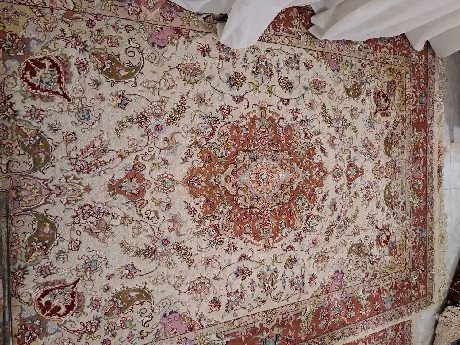 فرش دستبافت جفت ۶ متری طرح خطیبی ۳۰ رج|فرش|تبریز, |دیوار