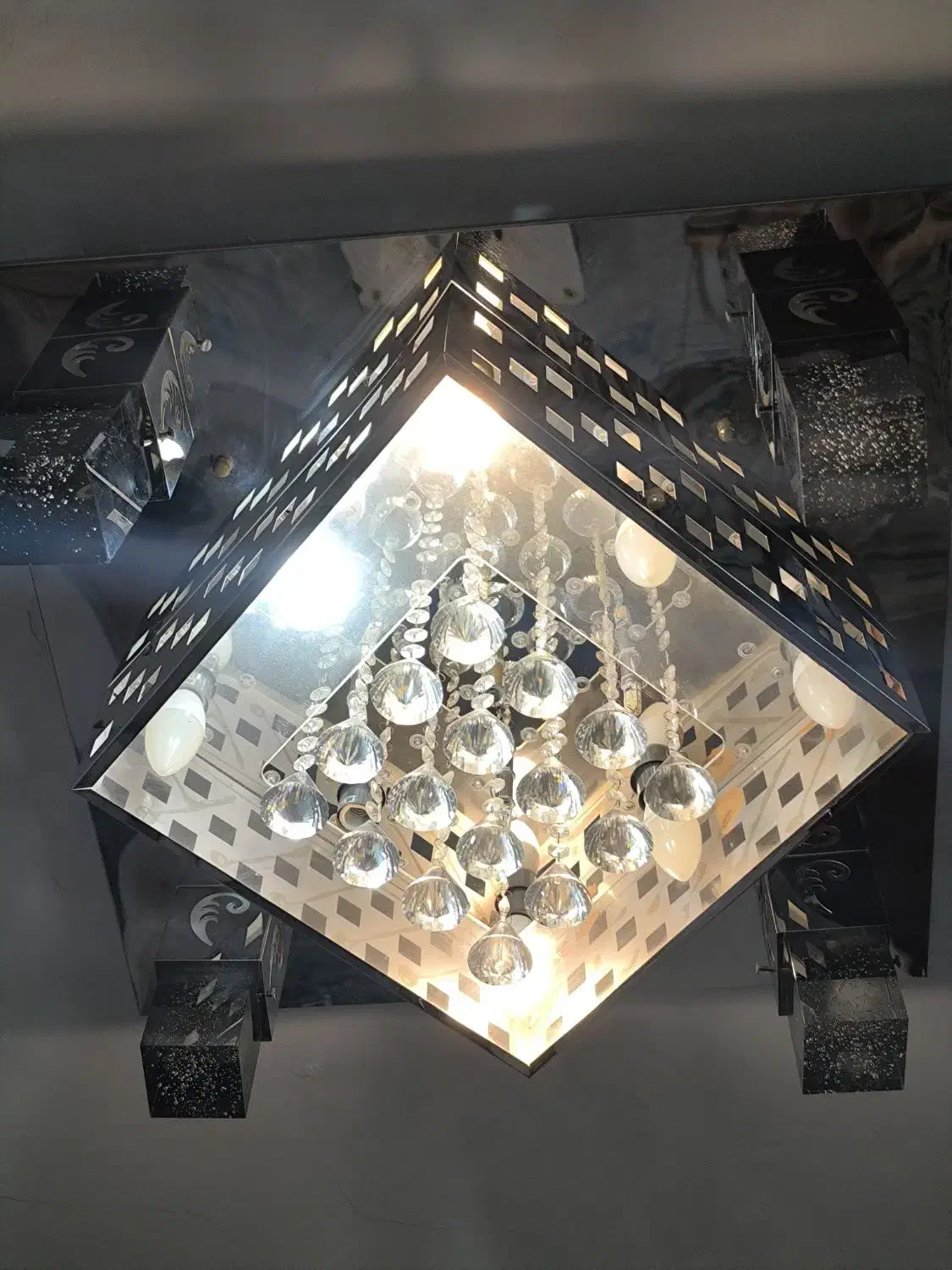 لوستر  ال ای دی 2عدد|لوستر و چراغ آویز|تهران, حکیمیه|دیوار