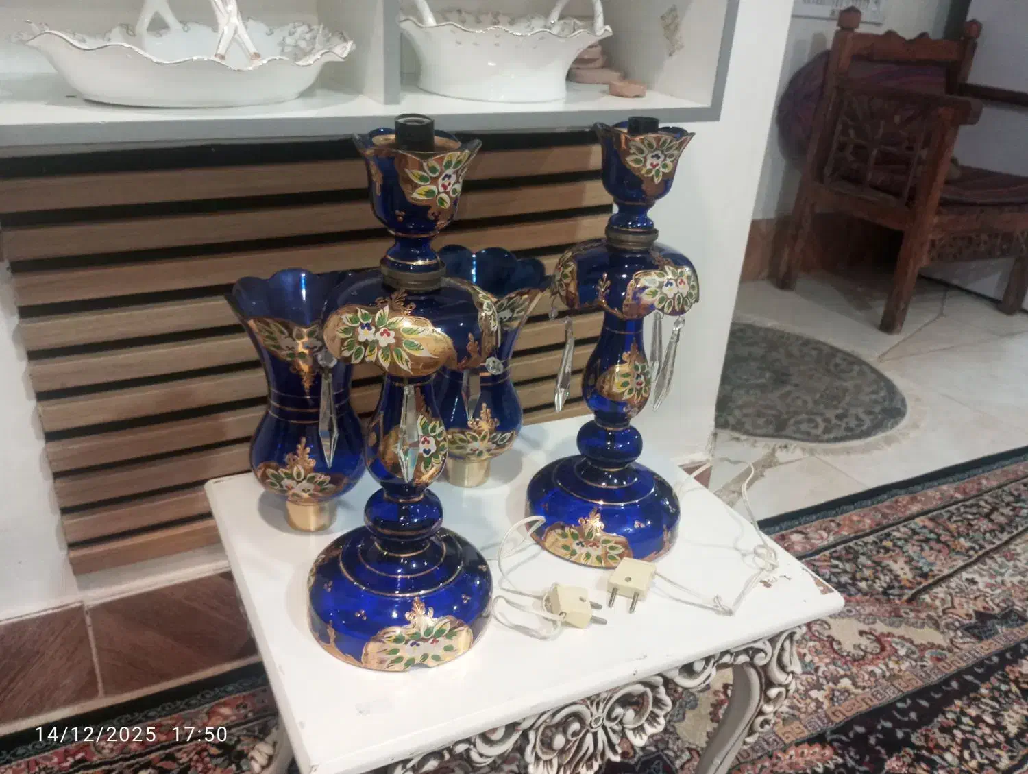 لاله کلکسونی طللاکوب|لوستر و چراغ آویز|مشهد, سجادیه|دیوار