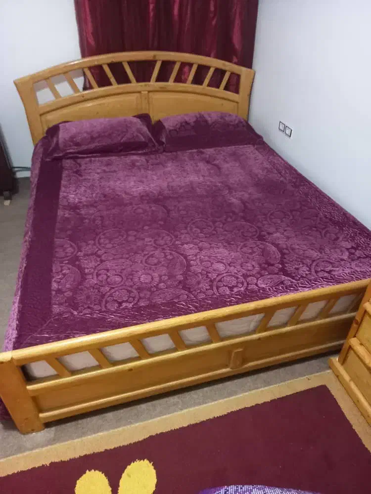 تخت دو نفره با تشک|تخت و سرویس خواب|نوشهر, |دیوار